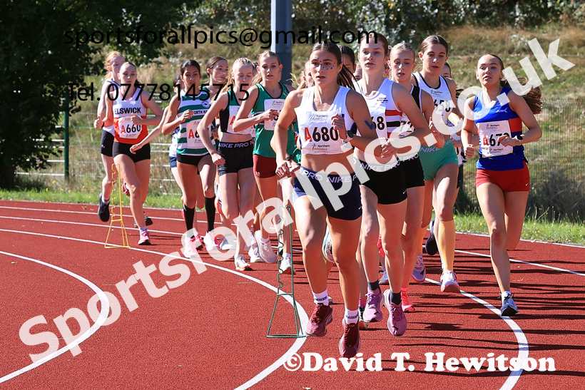 Womens Under-18s, 2026 Northern Mens 6 and Womens 4 Stage and Youngsters Relays, Silksworth, Sunderland. Photo: David T. Hewitson/Sports for All Pics